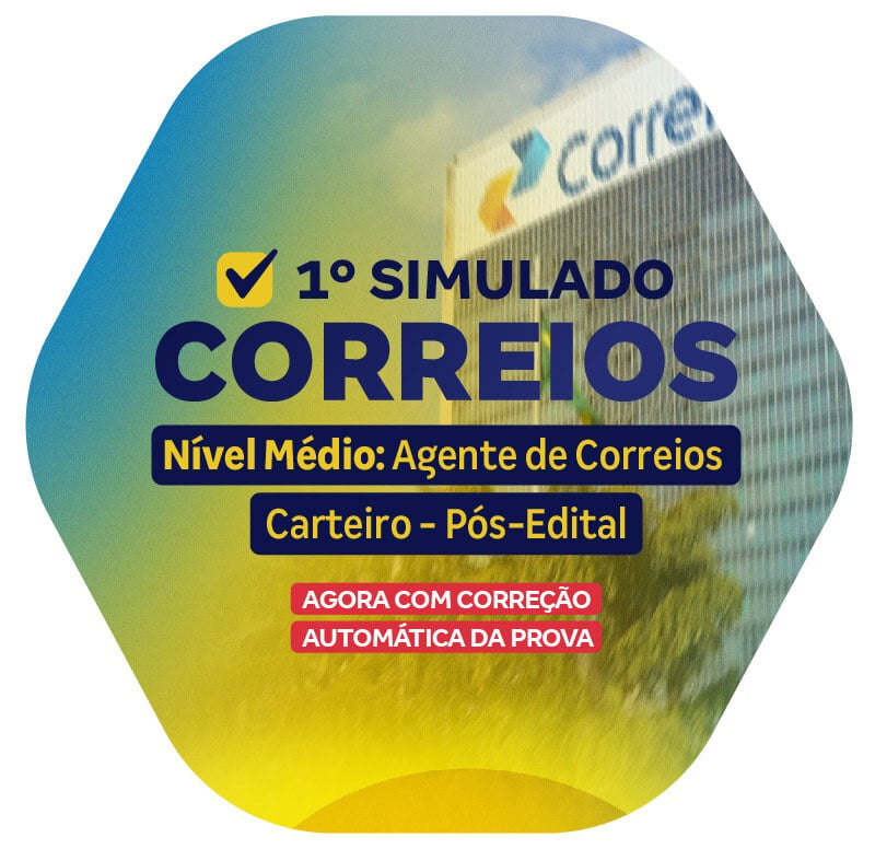 Correios Simulado N Vel M Dio Agente De Correios Carteiro P S Edital